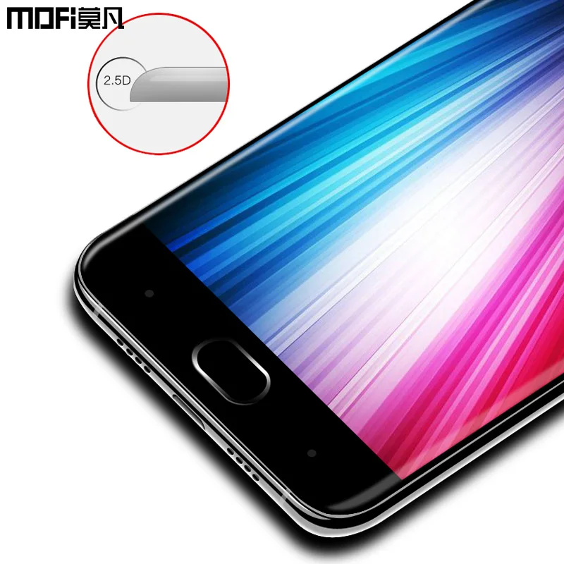 Закаленное стекло для xiaomi mi6 ультратонкая полноразмерная Защита 9H 2.5D Прозрачная
