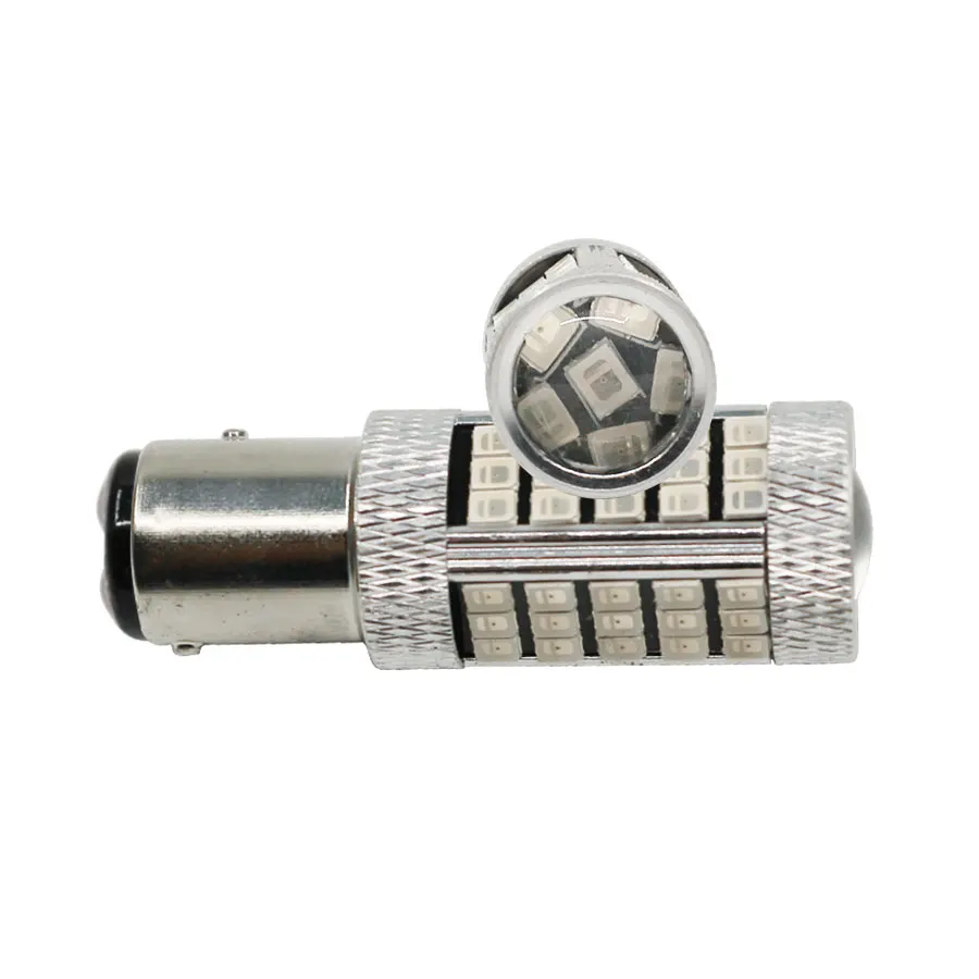 1 шт. 1157 Flash BAY15D P21/5W BAZ15D P21/4W BAW15D PR21/5W 66 SMD 2835 светодиодный автоматический белый