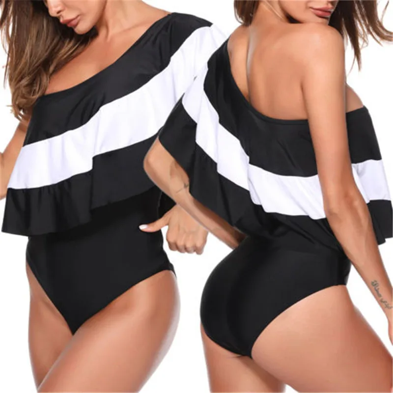 Women Lady Sexy One shoulder Sleeve Stitching Underwear Bra Lingerie Underwire | Спорт и развлечения