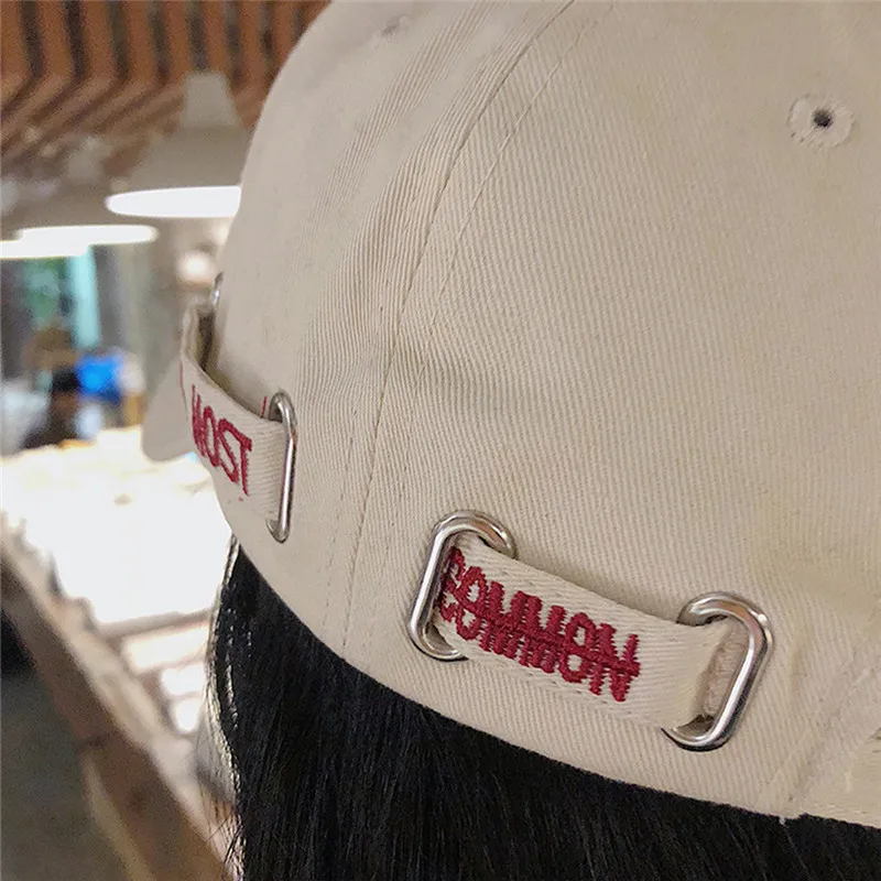 Корейский стиль унисекс 100% хлопок Snapback бейсболка хип хоп металлическая кнопка