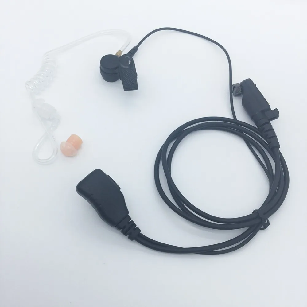 Walkie Talkie Air Acoustic Tube Earpiece Headset for HYT Hytera PD600 PD602 PD605 PD662 PD665 PD680 PD682 PD685 X1p X1e Radio |