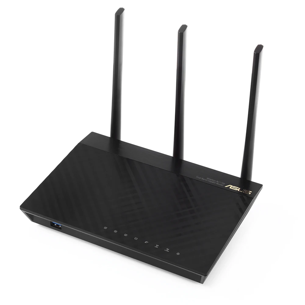 Оригинальный ASUS RT-AC66U B1 Dual-Band Wi-Fi маршрутизатор Беспроводной AC1750 4-Порты и разъёмы