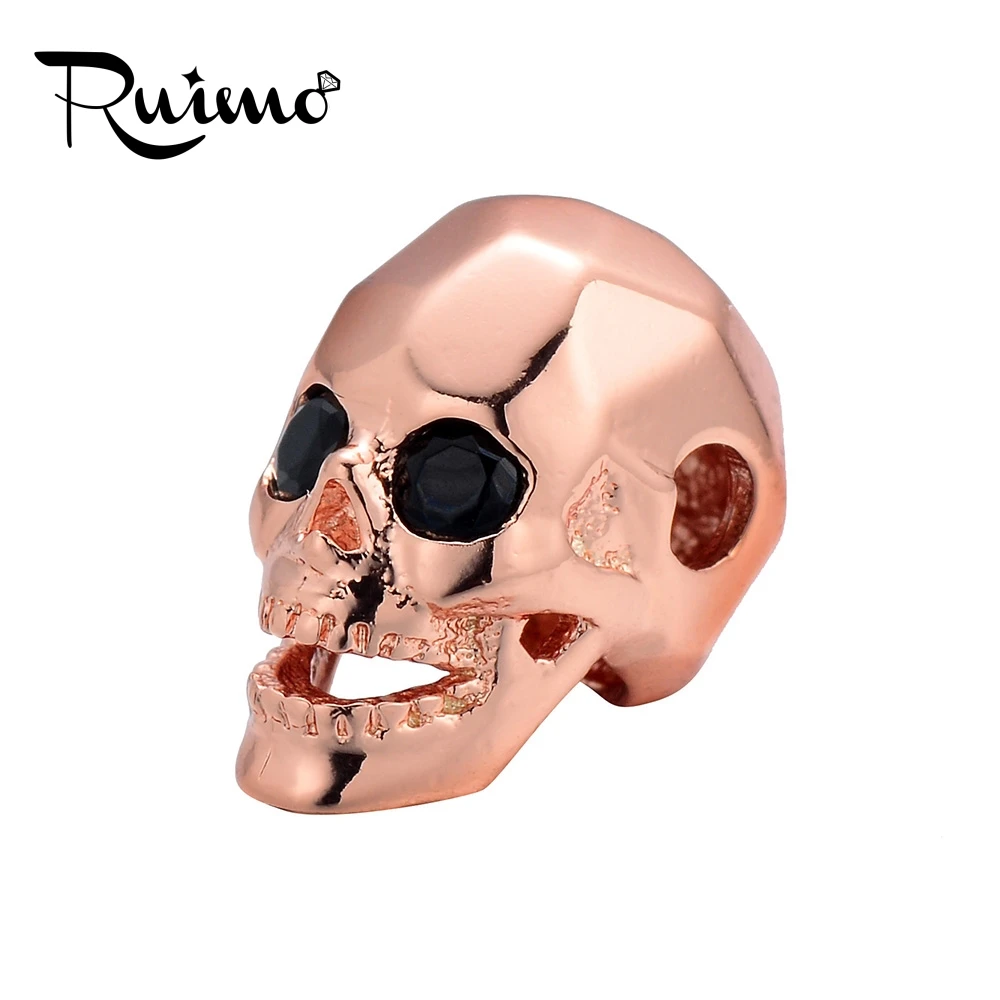 Бусины с черепами RUIMO для изготовления ювелирных изделий бусины браслета