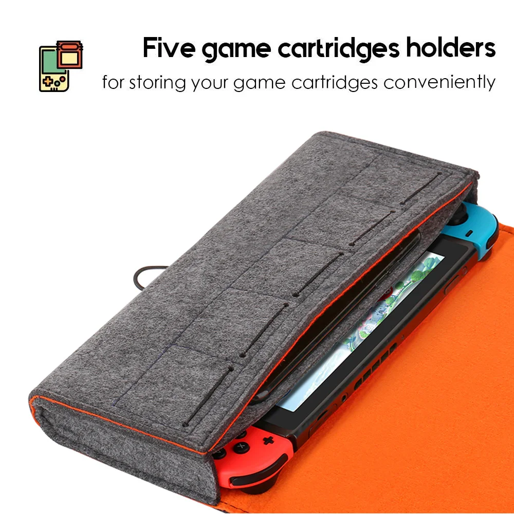 JKING 4 in 1 game accessories set For Nintend Switch Travel Carrying Bag Screen Protector Case Charging Cable | Электроника