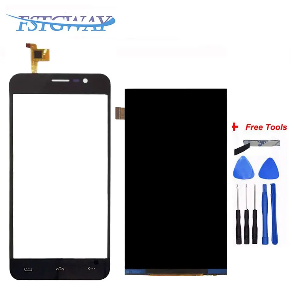 LCD and Touch Screen Для HOMTOM HT16 ЖК-дисплей+ сенсорный экран дигитайзер для HOMTOM HT16 Pro мобильный телефон цифровой аксессуар с инструментами - Цвет: LCD and Touch Screen