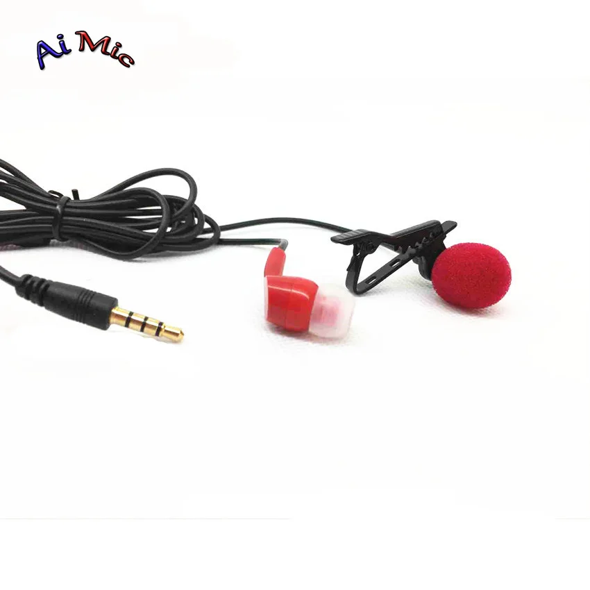 Петличный микрофон мобильный телефон наушники конденсаторный Telphone Mikrofon