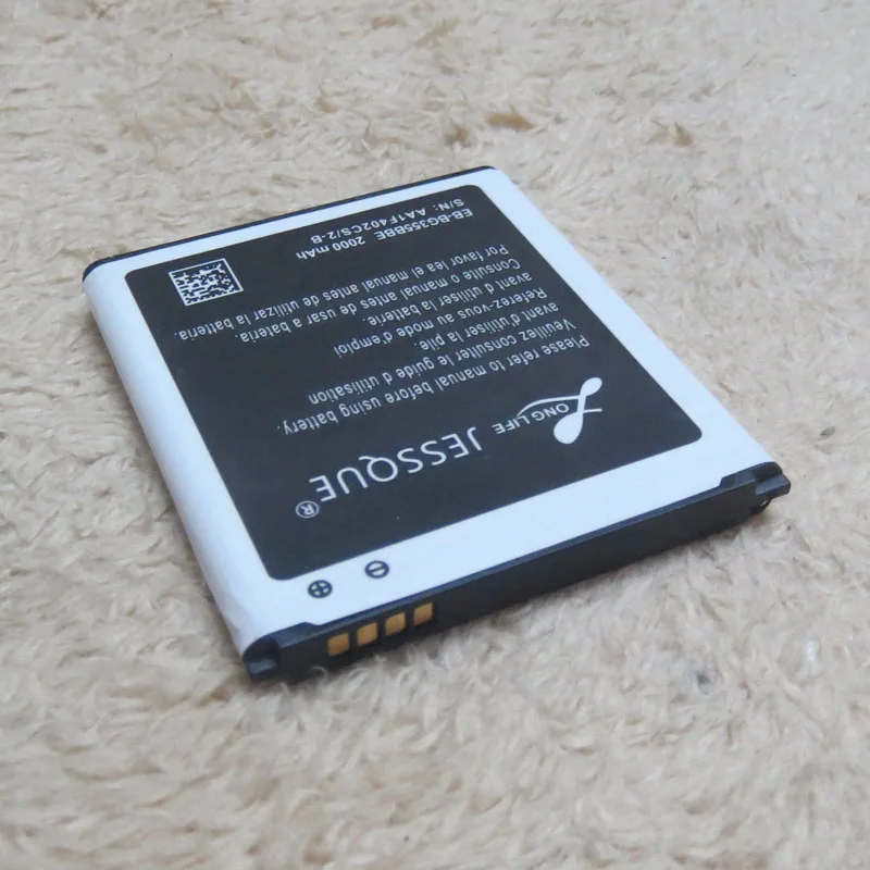 Jessque 2000мАч EB BG355BBE Батарея для Galaxy Core II 2 G355H SM G355 G3558 G3589W G3586V мобильный телефон