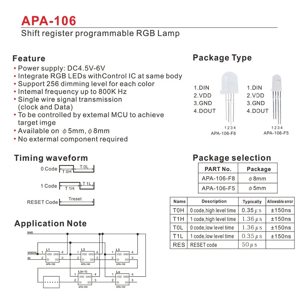 100 шт. APA106 P9823 WS2812 WS2811 F5 F8 RGB светодиодный чип Бисера 5V адресуемых IC встроенный