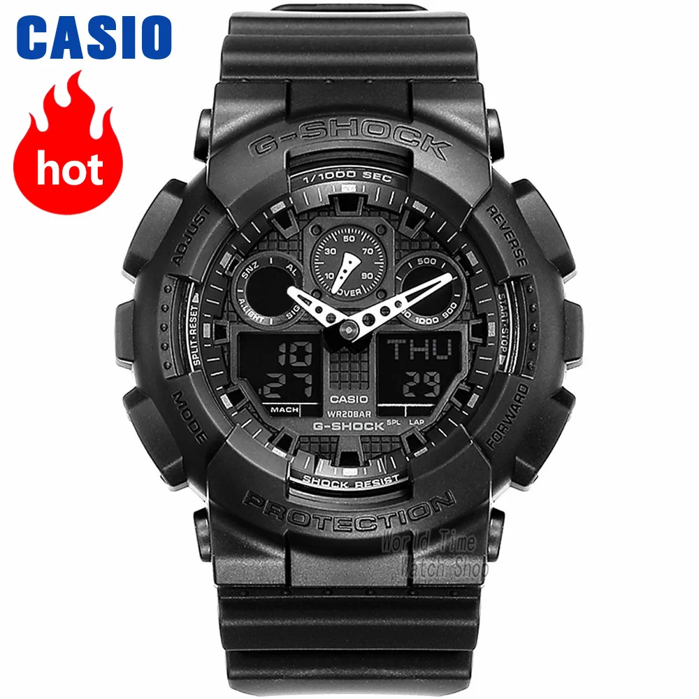 Мужские часы Casio G SHOCK топ роскошный комплект LED военный хронограф relogio цифровые