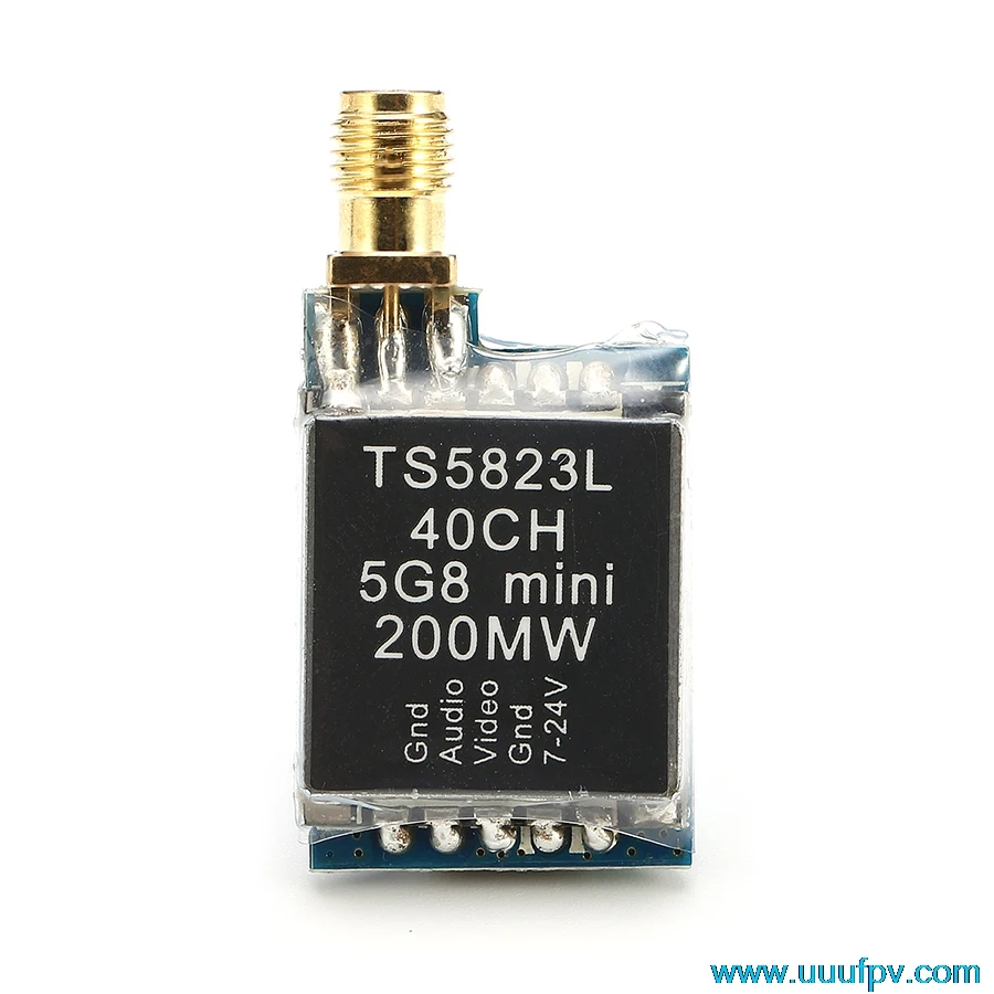 Обновленный TS5823L 5 8G 200mW 40CH беспроводной AV аудио модуль передатчика для FPV RC QAV250