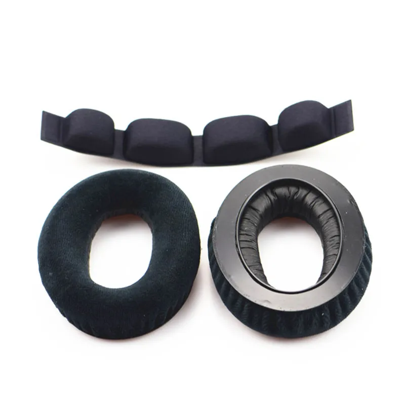 

YSAGi 1 pair of replacement velvet foam ear cushion earmuffs for Sennheiser HD545 HD565 HD580 HD600 HD650 headphone repair parts