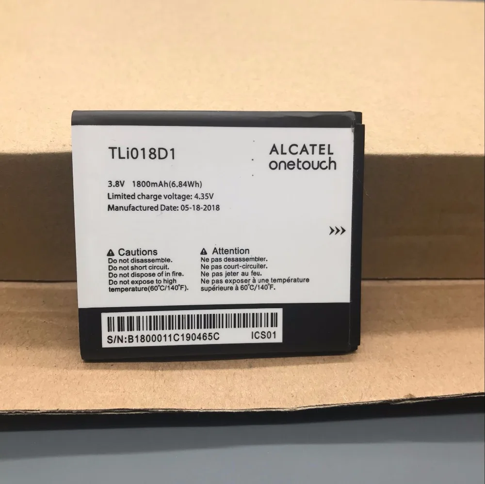 100% Высокое качество TLi018D1 батарея для Alcatel one touch D5 Dual 5038x Pop 3 5015D|Аккумуляторы
