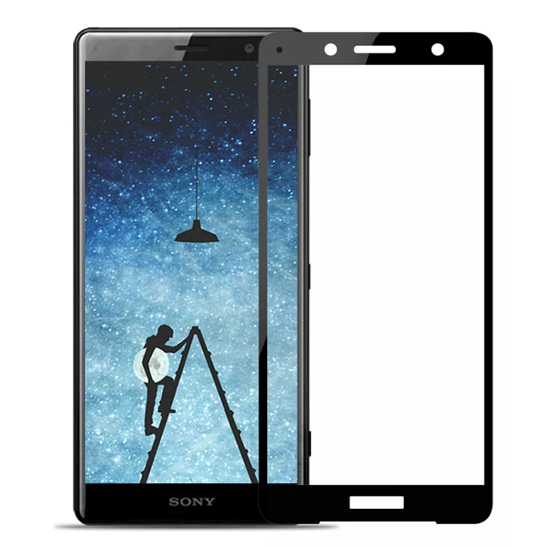 Закаленное 3d стекло для Sony Xperia XZ2 полноэкранная Взрывозащищенная защитная пленка