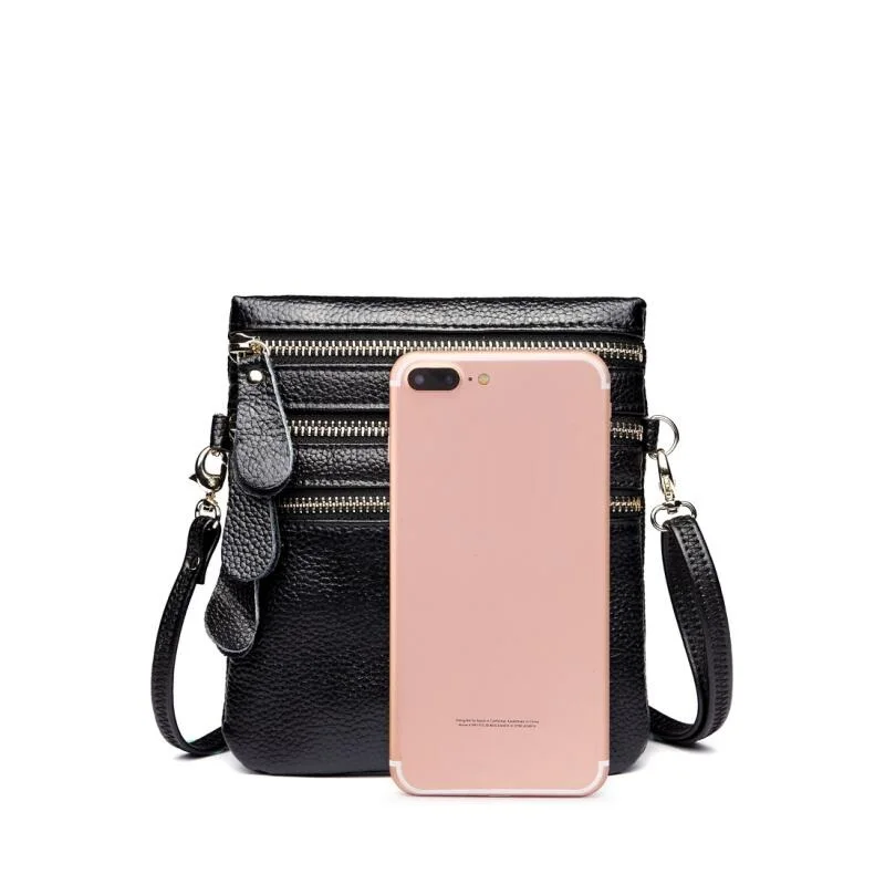 High Quality Genuine Leather Women's Flap Shoulder Bags Female Small Clutch Luxury Designer Tote Messenger 2018 Brand | Багаж и сумки
