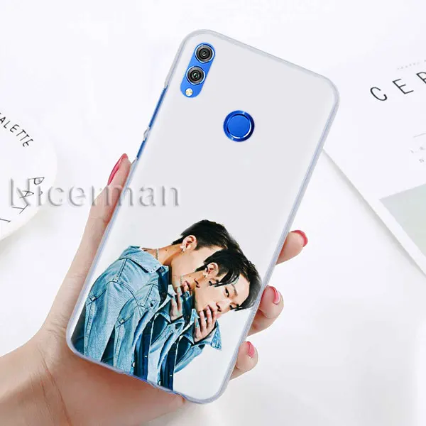 IKON Kpop Прозрачный чехол для huawei Honor Y9 Y7 Y5 Y6 Y9 Honor 10 20 Lite 8X 8A Play чехол для телефона Coque - Цвет: A-15