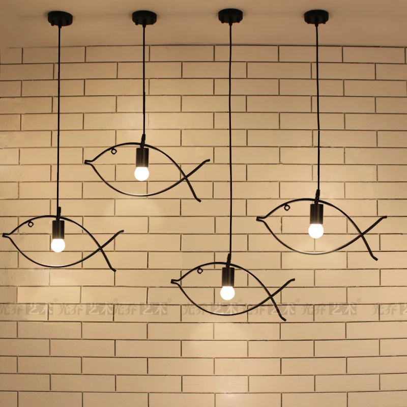 Винтажные подвесные светильники Эдисона в стиле индастриал Металлические