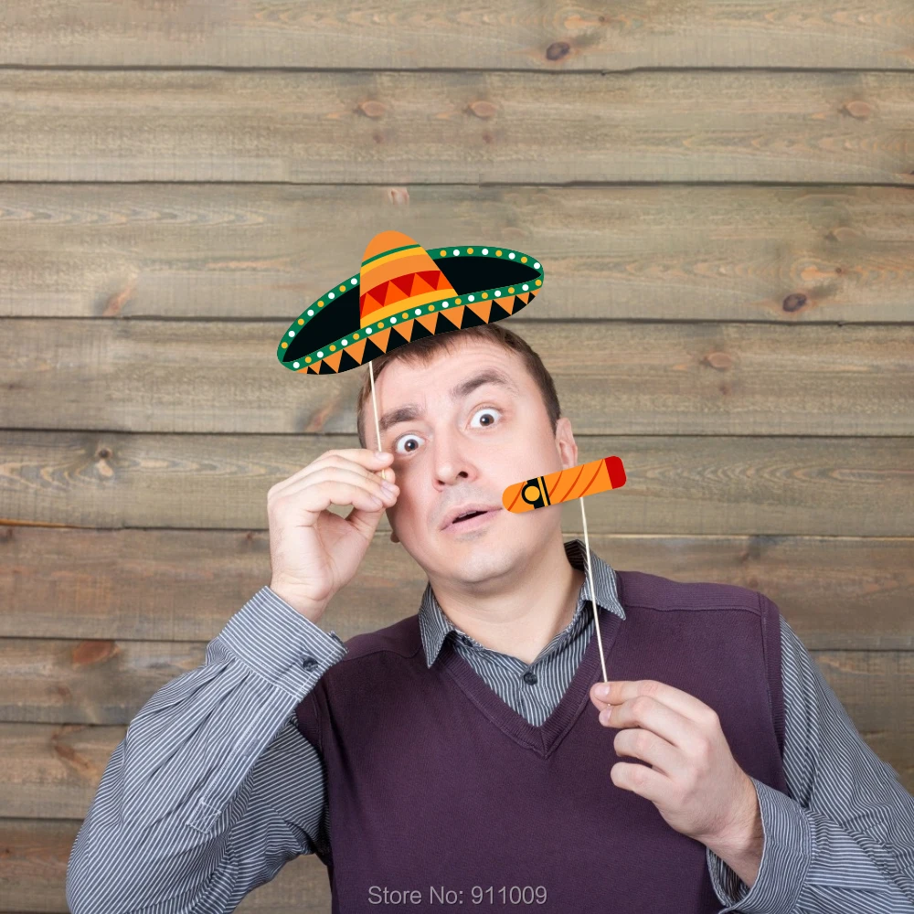Мехико Cinco de Mayo вечерние реквизиты для фотосессии Mr MS DIY реквизиты для фотосессии вечерние принадлежности PZ155