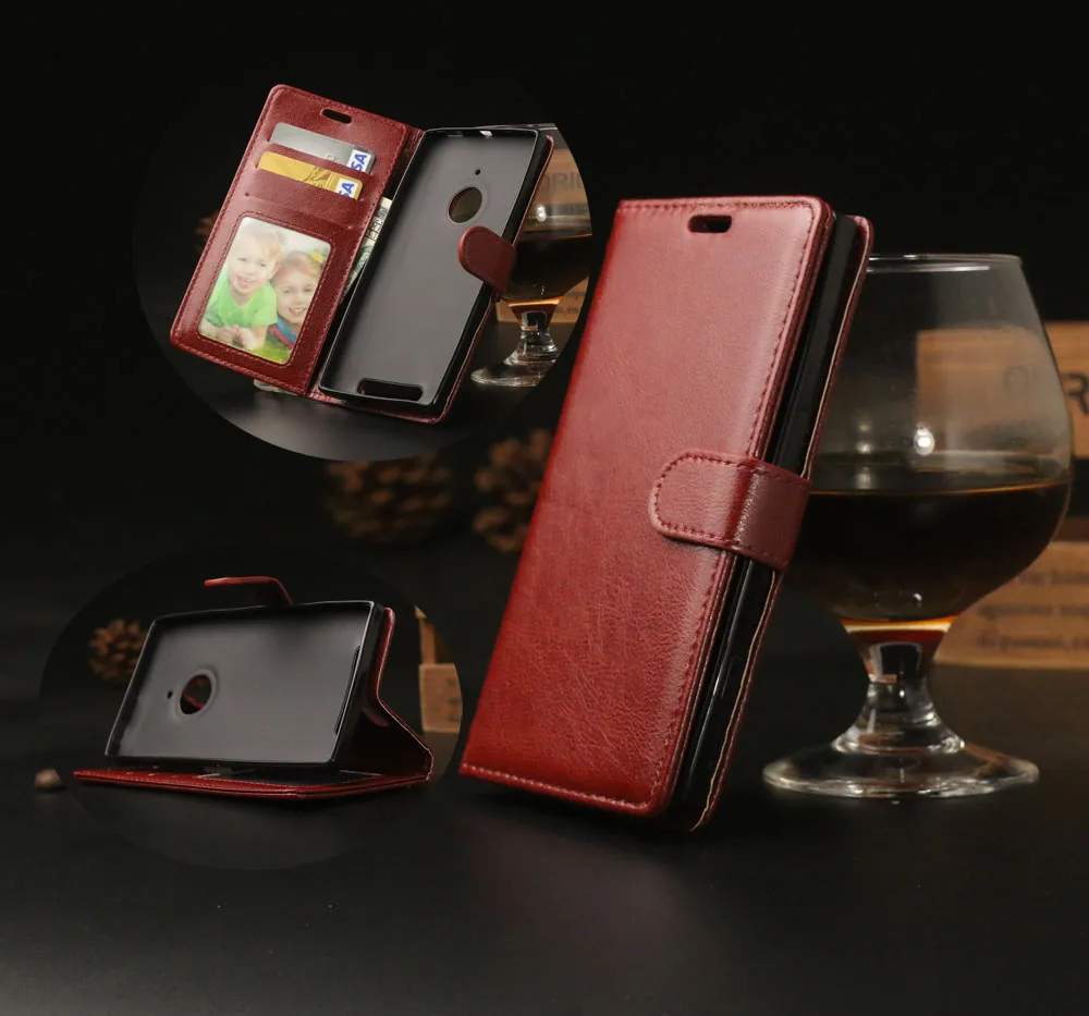 Роскошный флип чехол из искусственной кожи для Nokia Lumia 830 чехлы телефонов книжка