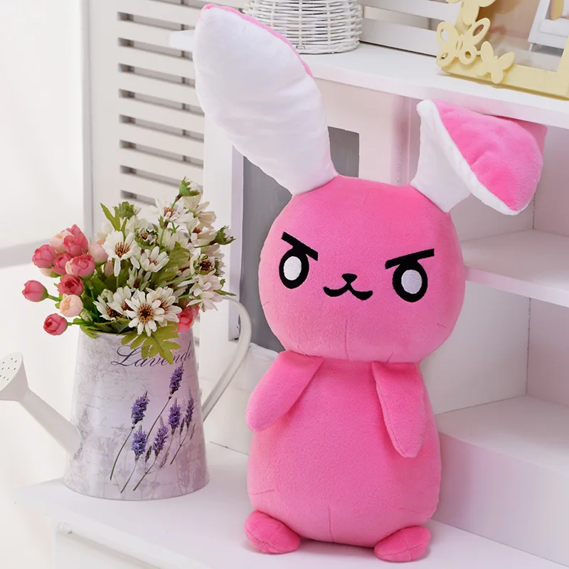 1 шт. 50 см наручные часы Косплей Dva Кролик Плюшевые игрушки Мягкая игра OW мягкие