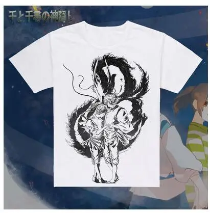 Spirited Away ogino chihiro T-Shirt Tee Cotton Casual T Shirt | Мужская одежда