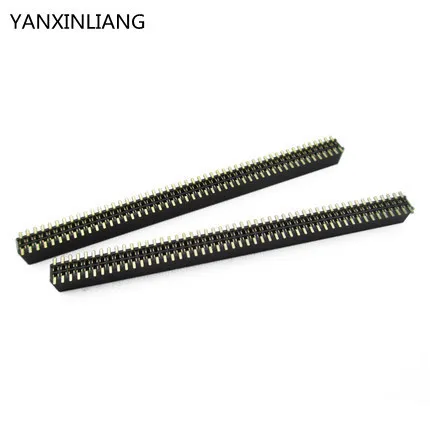 10 шт. двухрядный соединитель SMT SMD 1 27 мм 2x50Pin 100 Pin|socket connector|l connectorsocket smd |