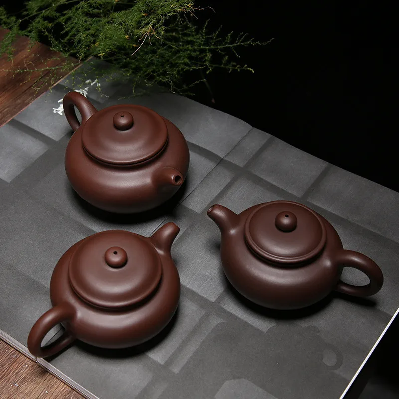 160CC фиолетовый глины yixing чайник кунг-фу zisha Чайник Посуда костюм черный чай Guanyin