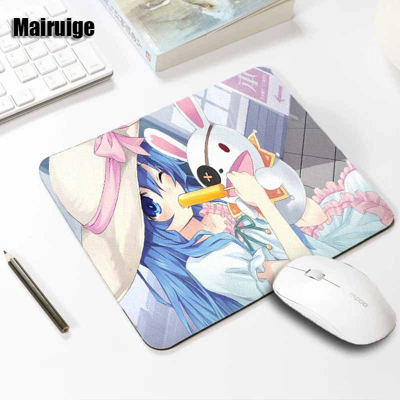 Mairuige живой коврик для мыши аниме милая девушка Tokisaki Kurumi и Yoshino шаблон Padmouse Pc