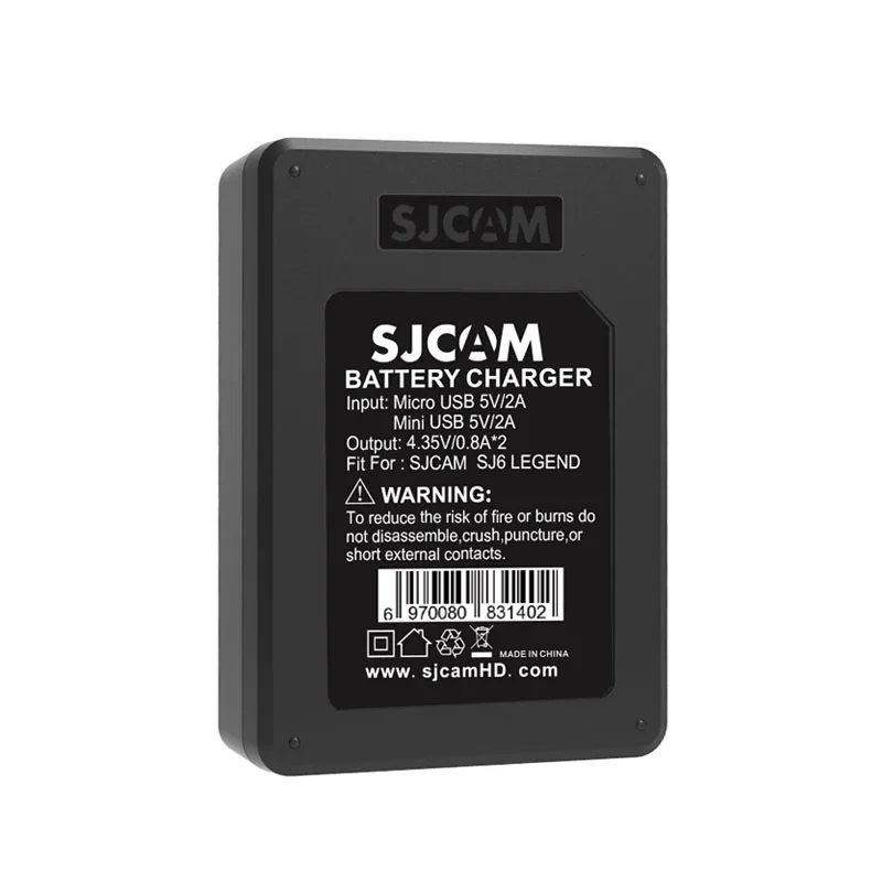 Зарядное устройство SJCAM SJ6 Legend зарядное с двумя слотами для 4K Wifi аксессуары