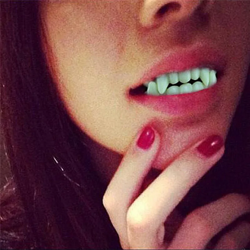 Новинка 2017 10 шт./лот Хэллоуин игрушки имитация вампира флуоресцентные зеленые