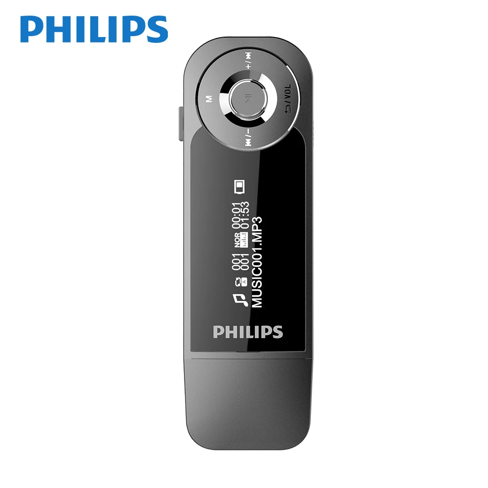 Philips HiFi спортивный мини MP3 плеер 0 9 дюйма с задней клипсой SA1208|sport mp3 player|sport mp3mp3 mini