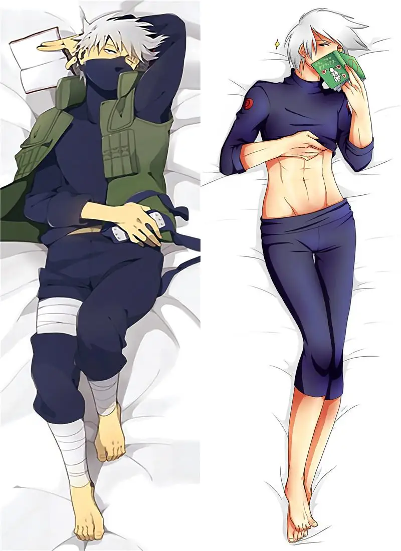 1 Япония Горячая Аниме Dakimakura Наруто персонажи Хатаке Какаши отаку Dakimakura пледы наволочки обнимающие тела наволочки - Цвет: 1