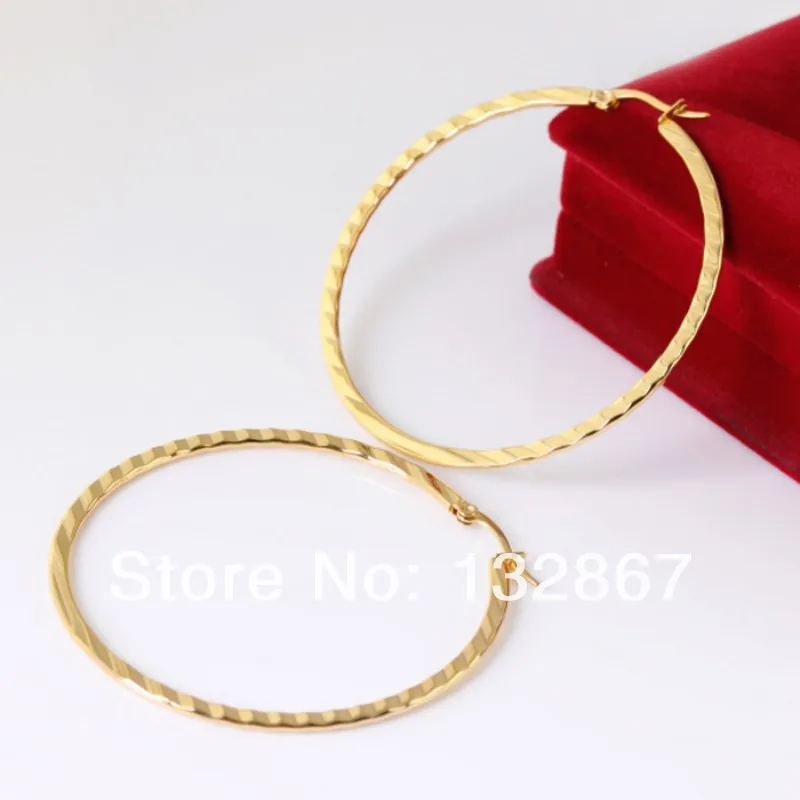 Fate Love Lot 5 пар оптом из нержавеющей стали 1 96 ''круглые серьги женские подарки