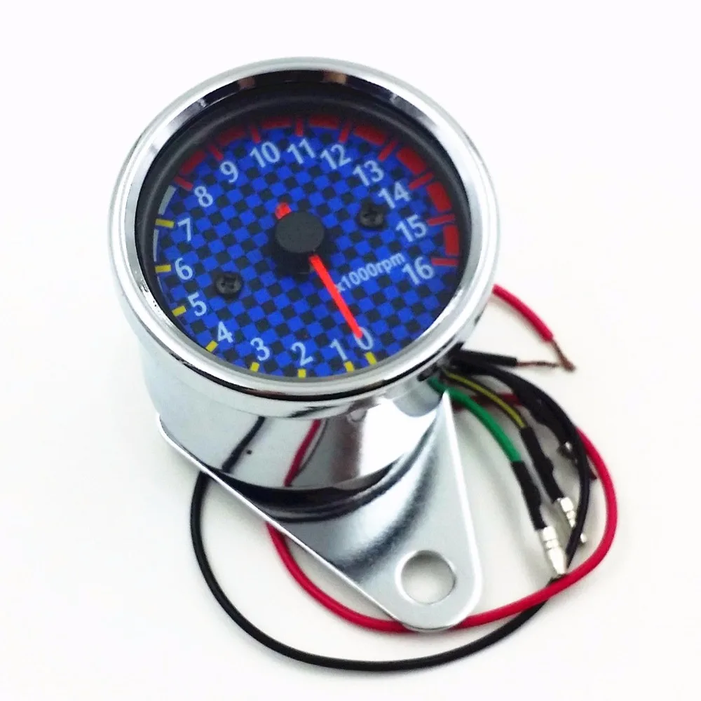 

Universal 12V 16000RPM Scooter Tachometer Gauge For EFI Motorcycle