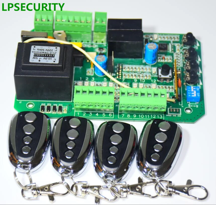 LPSECURITY 4 консоли автоматический AC раздвижные ворота открывалка двигатель плата управления карты мощность контроллер материнская плата для py600 py800
