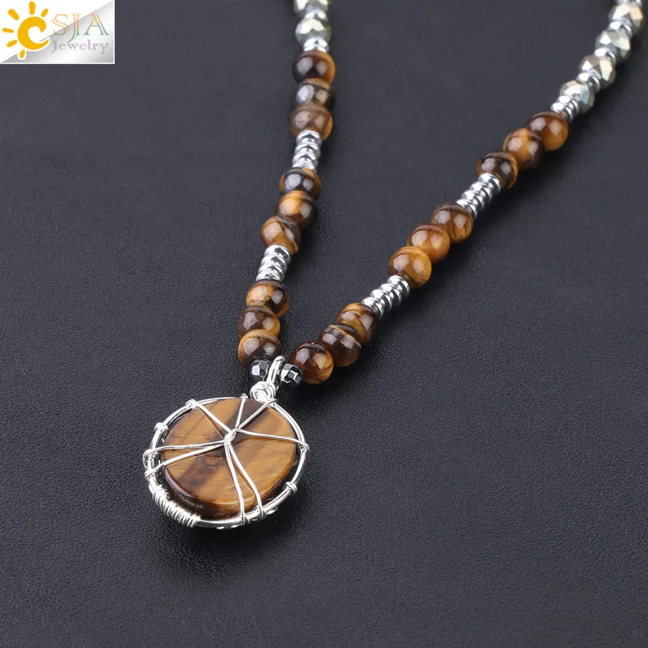 CSJA спиральное Дерево жизни ювелирные изделия для женщин проволока овальная