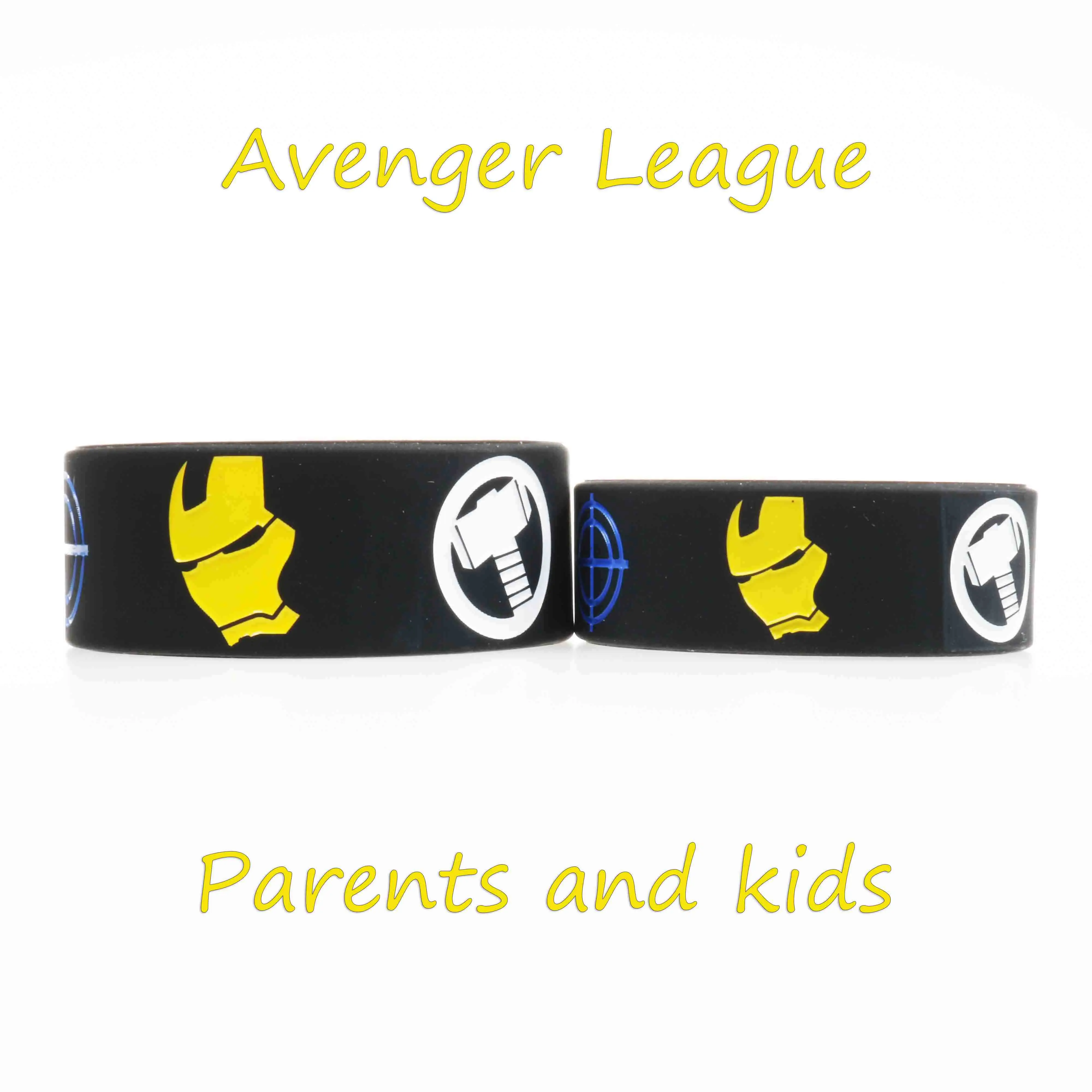 2PCS Avenger D Justice браслеты League Мстители силиконовые браслеты широкая версия Jerwerly для взрослых и детей силиконовый Bileklik модный браслет - Окраска металла: 2PCS Avenger D