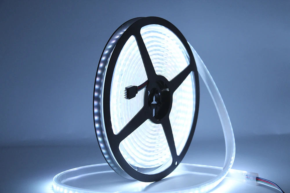Высокая яркость RGB светодиодная лента 3535 изменяемый цвет DC12V гибкая лампа 120LED/m 5