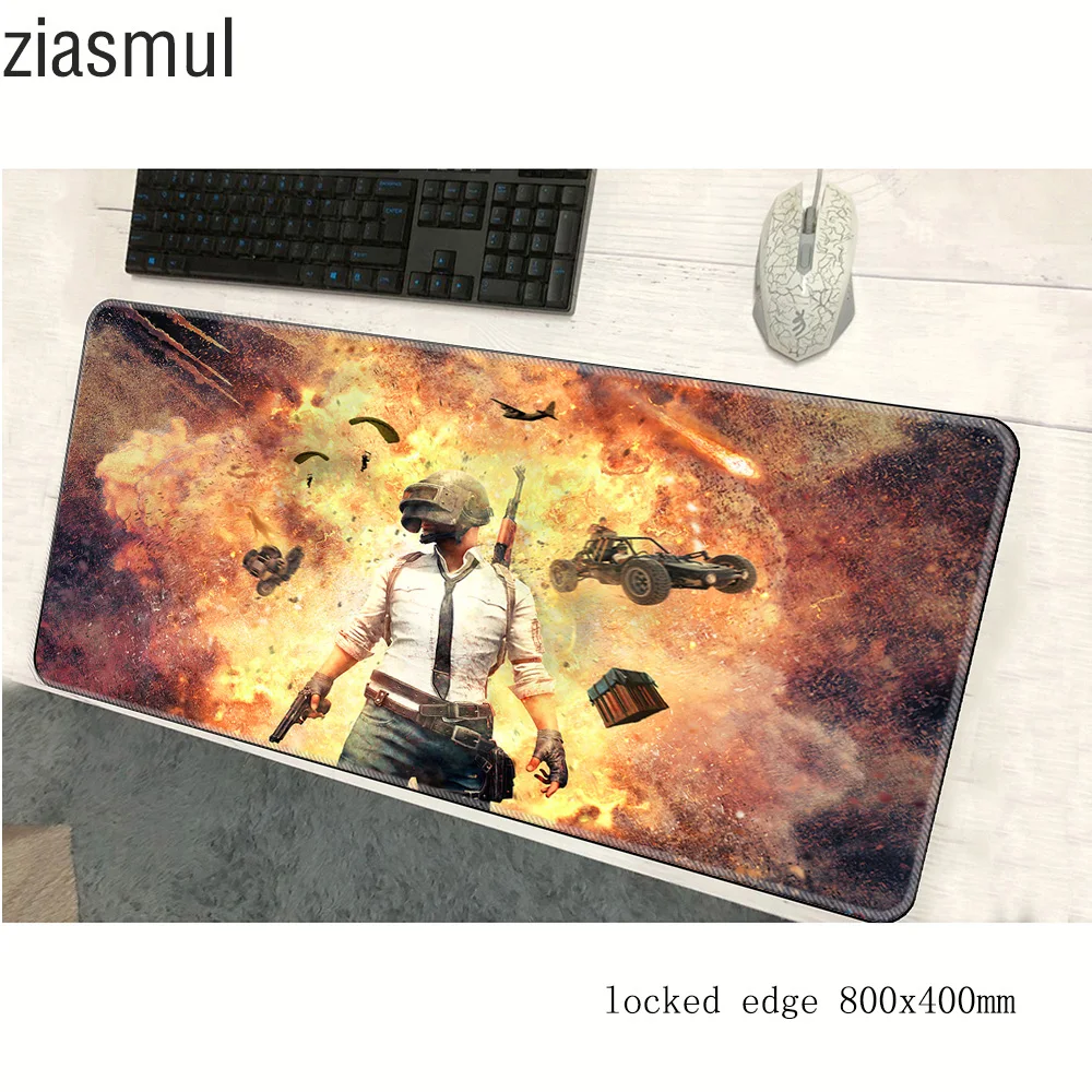 Коврик для мыши pubg 800x400x2 мм большой компьютерный коврик игровые аксессуары