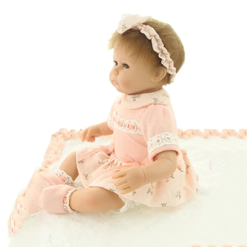 NPK 43 см Reborn Baby Doll Моделирование Реалистичная кукла младенец силиконовые куклы