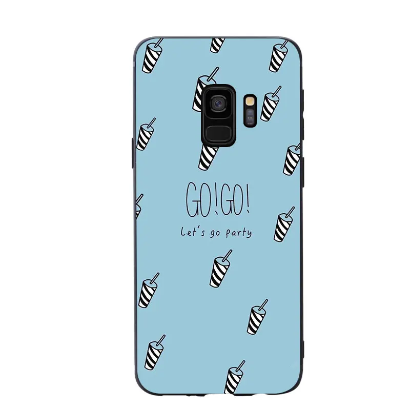 MA Retro Summer Style Fashion Woman Phone Case Cover For Samsung Galaxy S6 S7 edge S8plus S9 S10plus lite Soft TPU | Мобильные