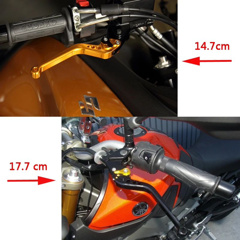 Рычаги тормозной муфты мотоцикла FXCNC алюминиевые для Yamaha XT660Z XT 660 Tenere 2008 2014 2009 2010