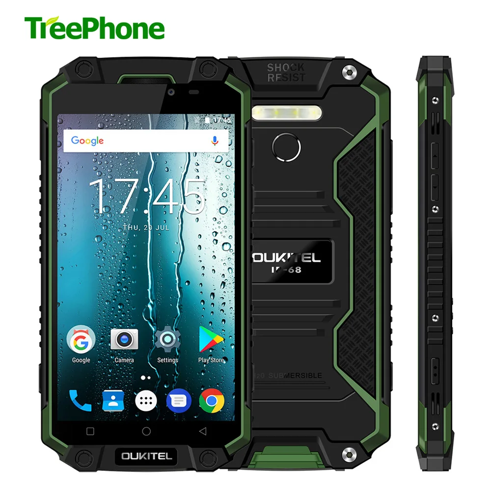 OUKITEL K10000 Max 10000 мАч IP68 Смартфон Android 7 0 Octa Core мобильный телефон отпечатков пальцев 3 +