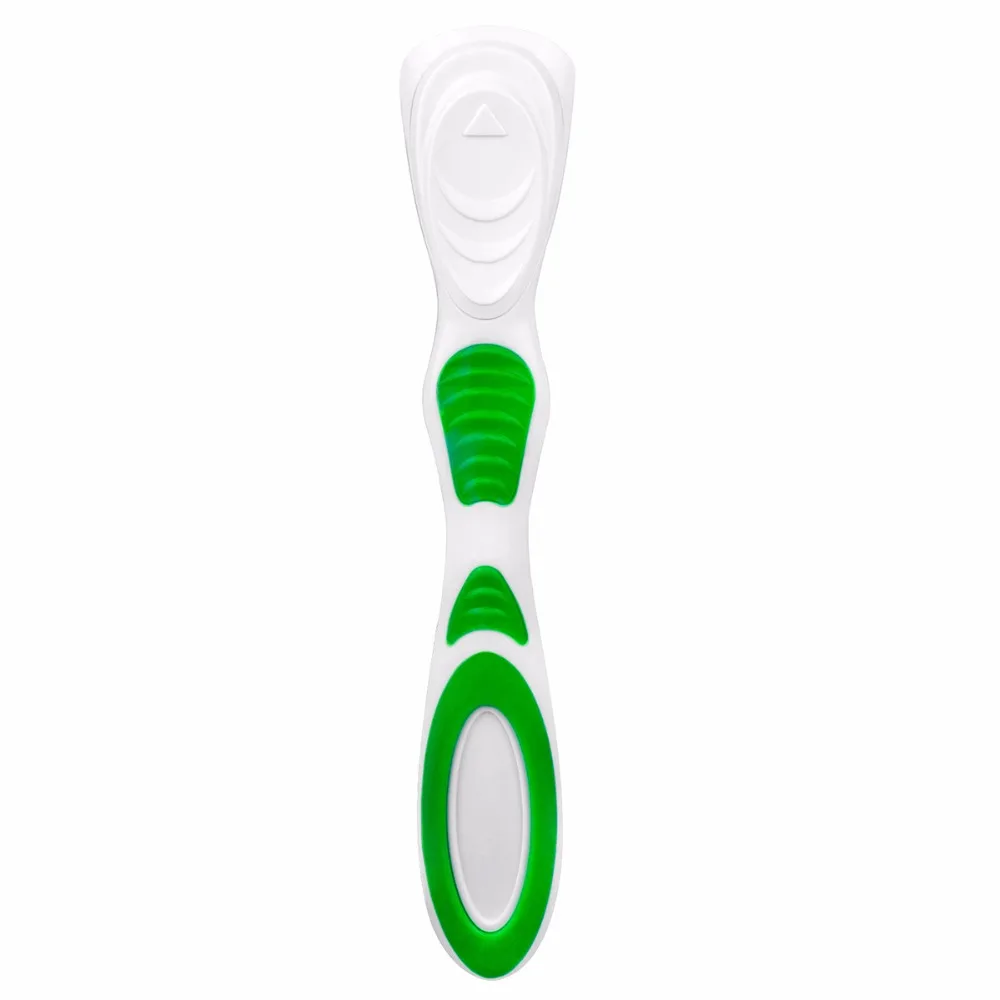 Бритва для женского бикини Qshave Blue Lady, 1 шт., с ручкой и 2 шт. лезвиями X3, США, подарок для сестры лет (art.: 7a2ec0298) - 7a2ec0298