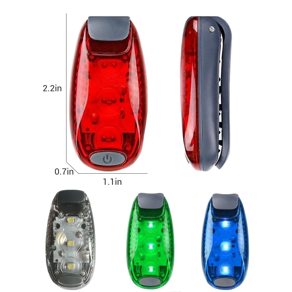 

LED Safety Brake Lights Smart Tail Lamp Outdoor Sports LED Night Light Running Cycling Dog Collar Bike Tail Warning Light