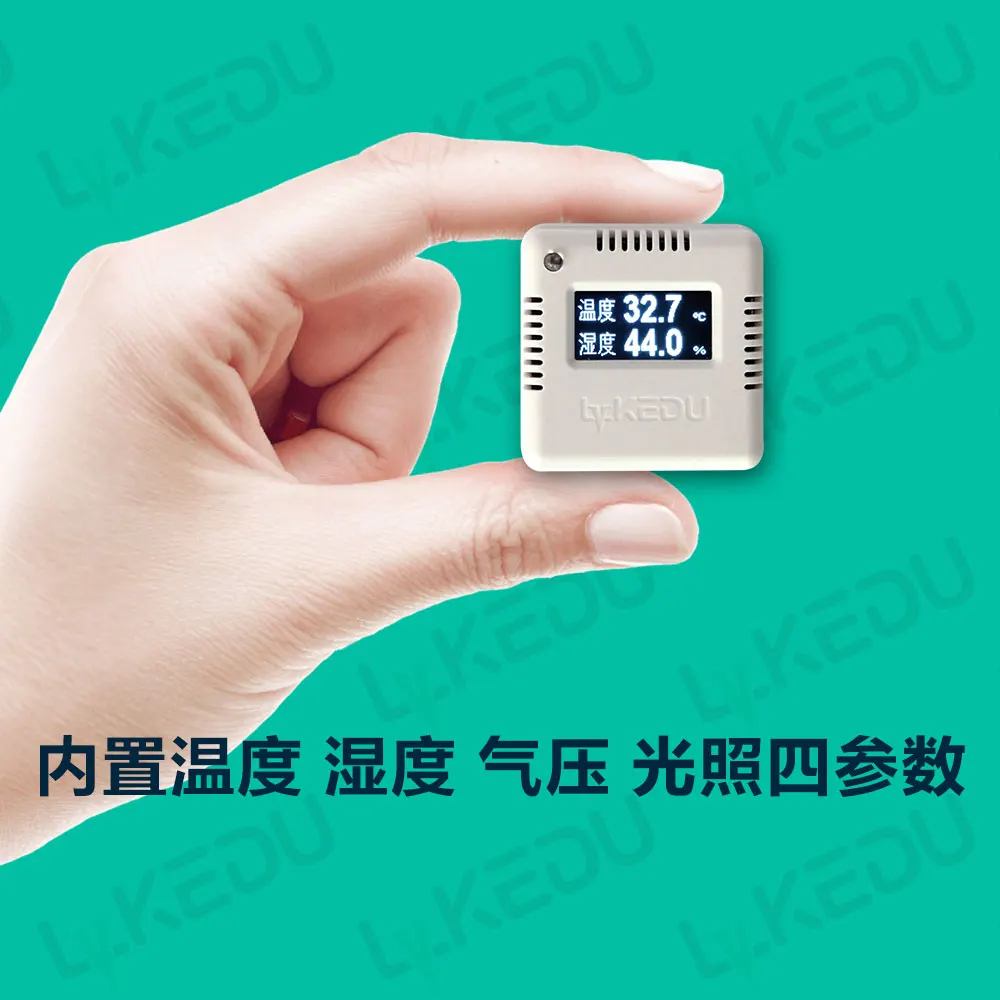 Wi-Fi термометр, гигрометр, светильник-Барометр, мини-телефон, удаленный мониторинг, теплица, Орхидея и Цветочная комнатная сигнализация
