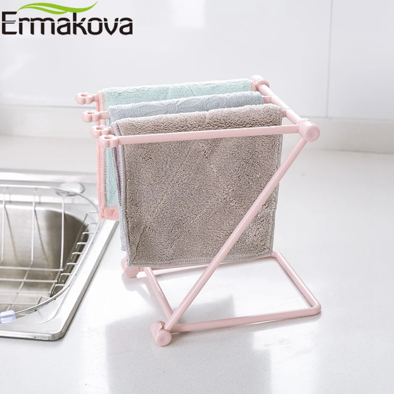 ERMAKOVA Складная подставка для посуды 4 слоя вешалка хранения полотенец бутылка