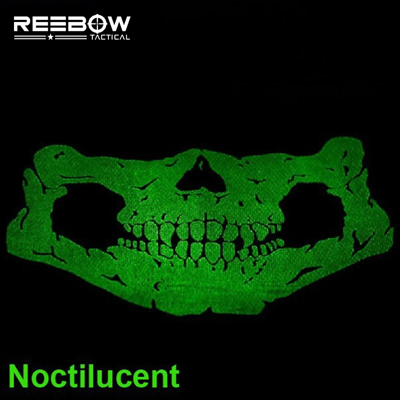 Военная Тактическая Маска с черепом призрак светящийся светоотражающий