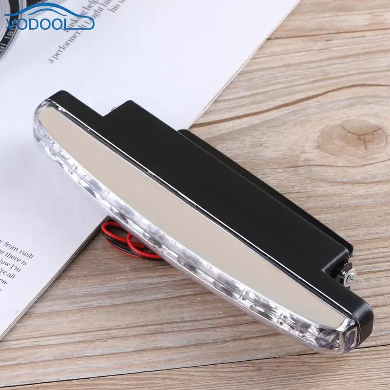 VODOOL 12V Водонепроницаемый Автомобильные фары дневного света светильник Voiture 8 LED DRL