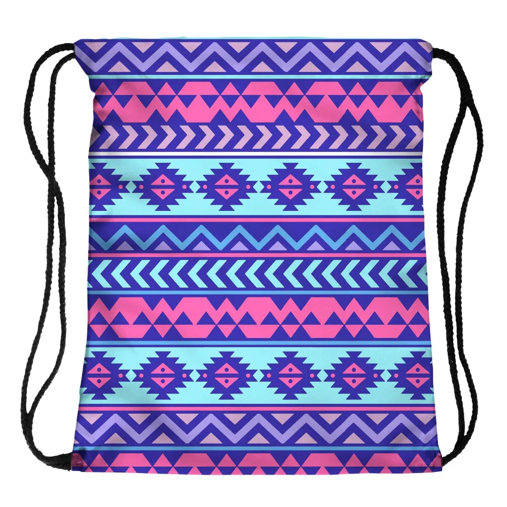 Новинка женский рюкзак ZHBSLWT на шнурке ранец с 3d принтом различные пэчворки в