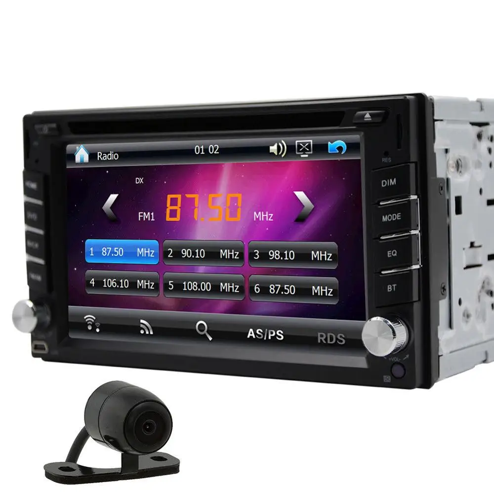 Eincar 7 дюймов двойной 2DIN автомобильный dvd плеер gps навигация Стайлинг сенсорный